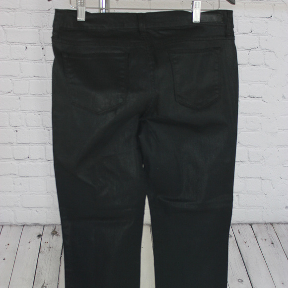 Sneak Peek Metallic Black Skinny Jeans - Picture 2 of 3